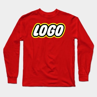 LOGO - Funny Building Blocks Parody Long Sleeve T-Shirt